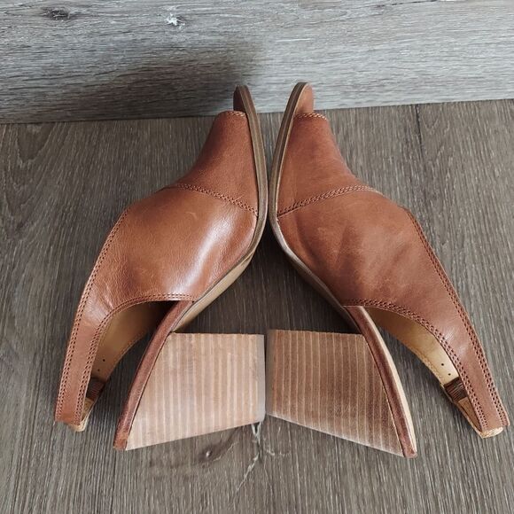 NEW LUCKY BRAND Ovrandie PeepToe Slingback Heels Size 8.5 - Picture 7 of 9